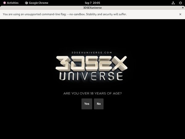 3D SexU Niverse With Bank Pay
