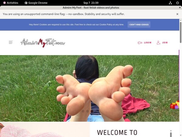Admire My Feet Film