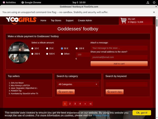 Beeg Goddesses Footboy