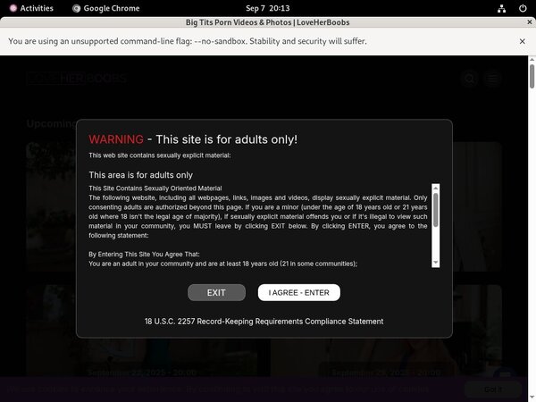 Boobs Her Love Login Codes