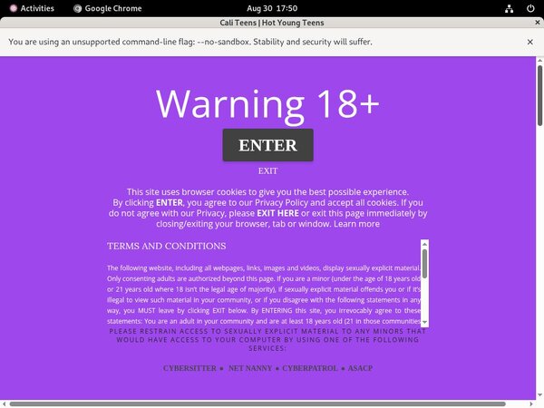 Caliteens.com Make Account