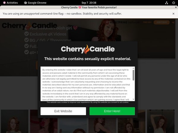 Cherry Candle Limited Rate