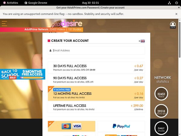 Digitaldesire.com Buy Credits