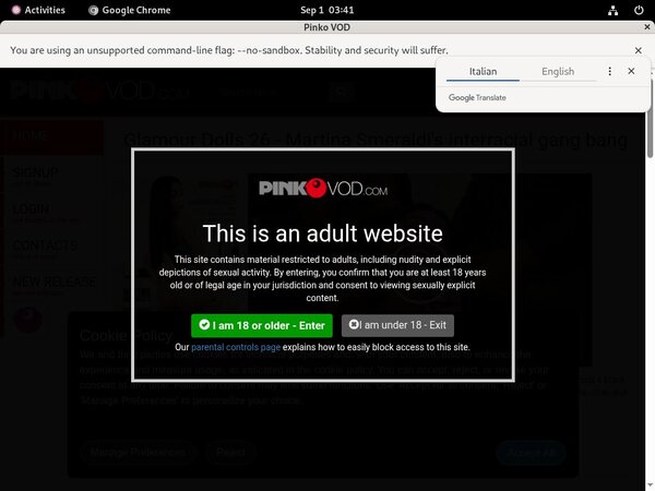 Discount Pink O VOD Subscription Discount Pink O VOD Subscription