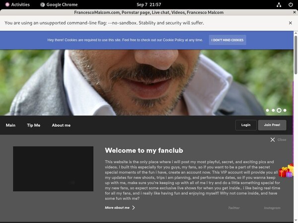 Francescomalcom.com Paypal Signup