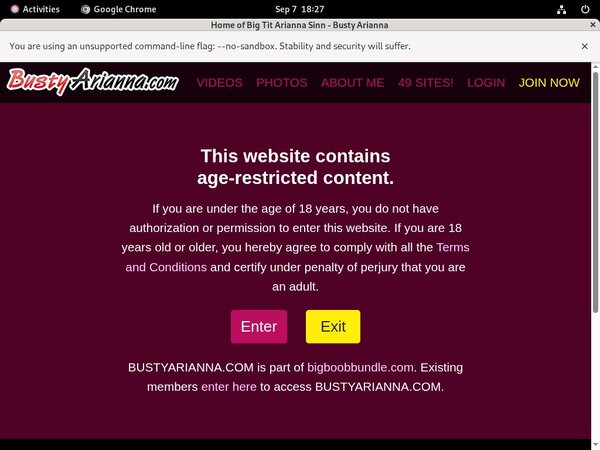 Free Bustyarianna.com Member