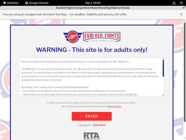 Free Evolvedfights.com Preview