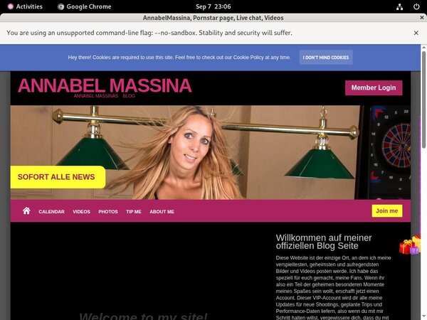 Free Password To Annabelmassina.modelcentro.com