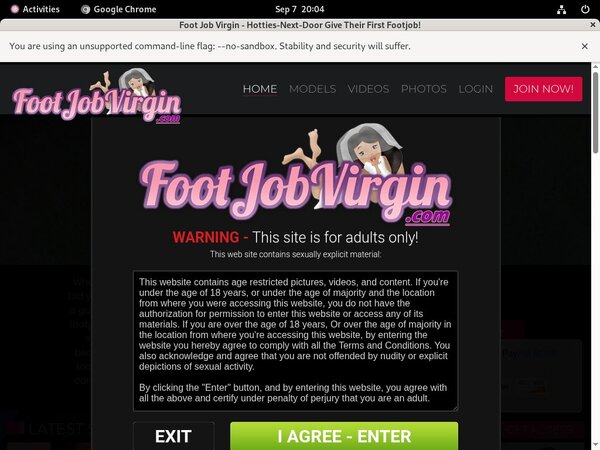 Free Trial Footjobvirgin Membership