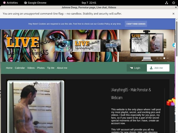 Free User For Johnne Deep