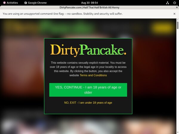 Freedirtypancake.com Password
