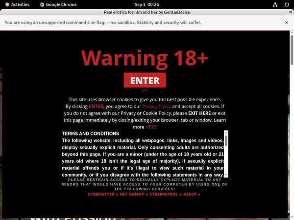 Gentledesire.com New Password