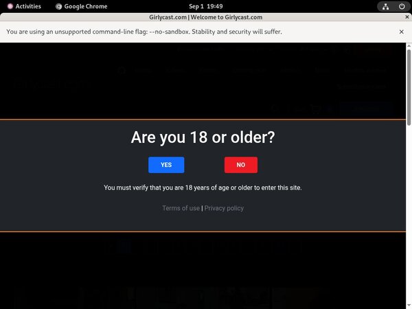 Girlycastshop.com Paypal Signup
