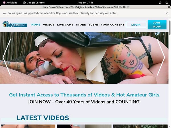 Homegrownvideoaccountsfree