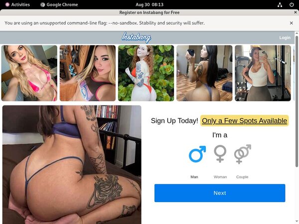 Instabang Payment Page