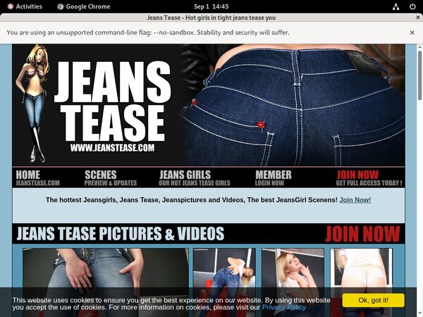 Jeanstease Com Logins
