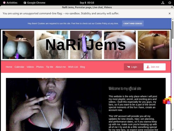 Join NaRiJems With Paypal