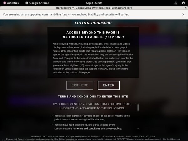 Lethal Hardcore Get A Password