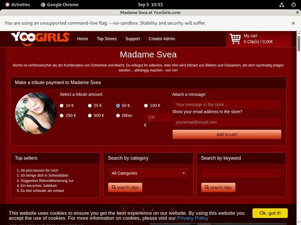 Madame Svea Acc Free