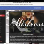 Mistressonline Discount Registration