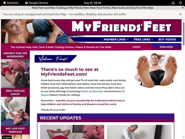Myfriendsfeet.com Limited Time Offer
