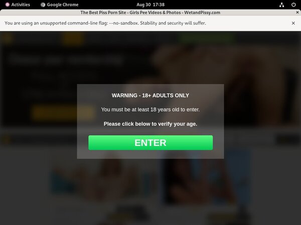 New Wet And Pissy Discount New Wet And Pissy Discount