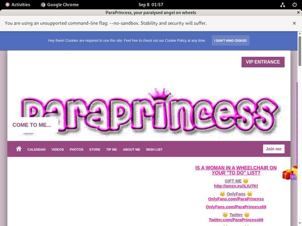 ParaPrincess Porn Passwords
