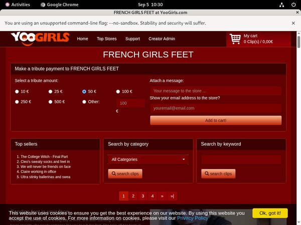 Paypal Signup FRENCH GIRLS FEET