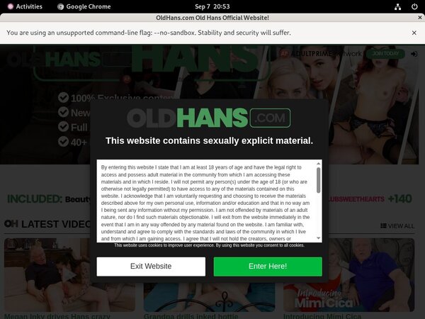 Porno Oldhans.com