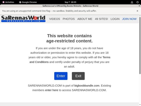 Sarennasworld Join Anonymously