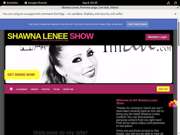 Shawnaleneeshow.modelcentro.com Chat
