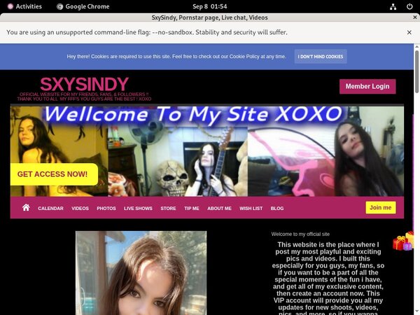 Sxysindyxoxo.com Signup Discount