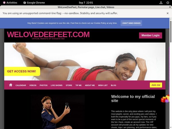 WeLoveDeeFeet Logins For Free