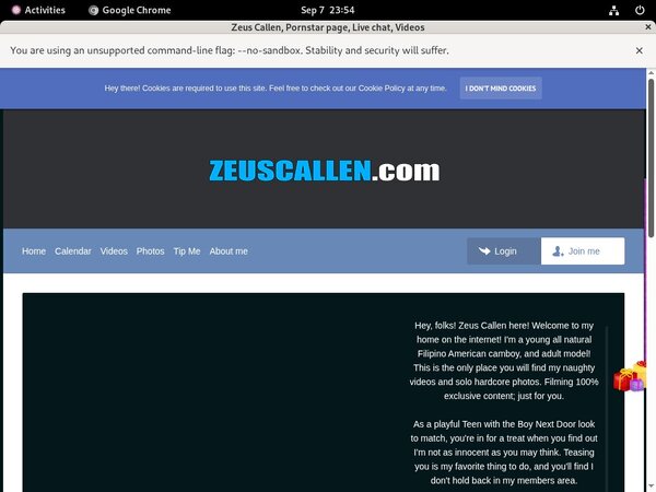 Zeus Callen Web
