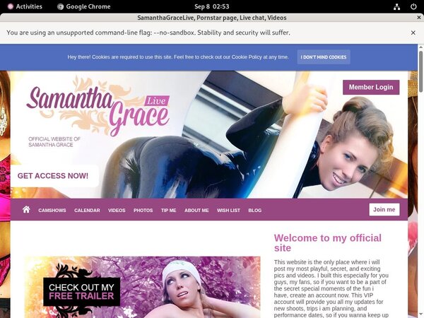 SamanthaGraceLive Free Preview