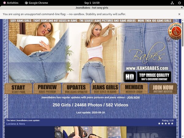 Free Trial Jeansbabes Login