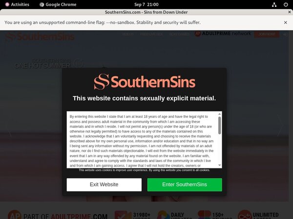 Southern Sins Discount Trial Link