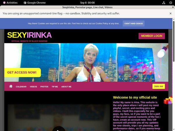 SexyIrinka Daily Passwords