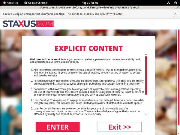 Free Staxus Discount