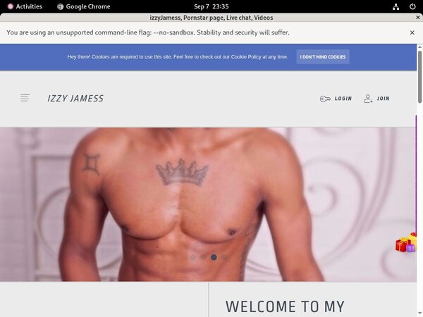 Izzyjamess.modelcentro.com Password Premium