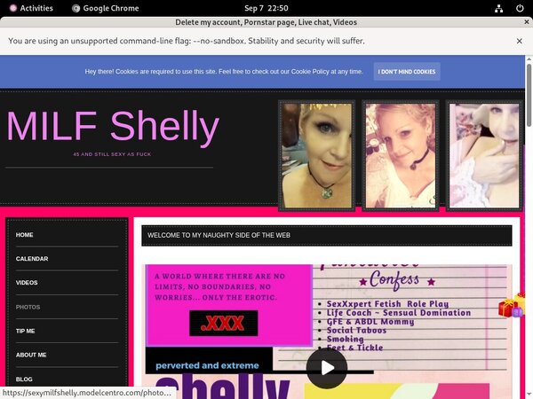 Logins For Sexymilfshelly.modelcentro.com